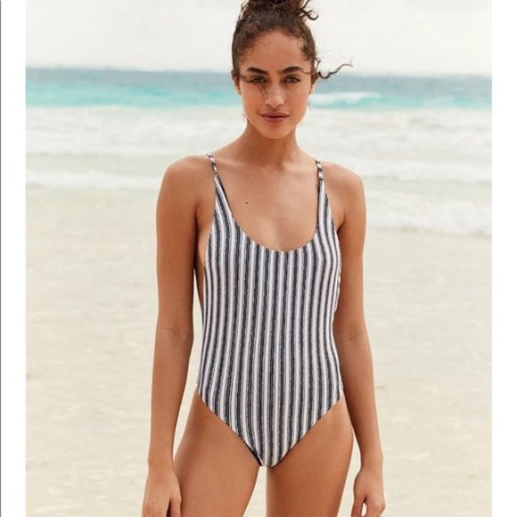 billabong striped one piece